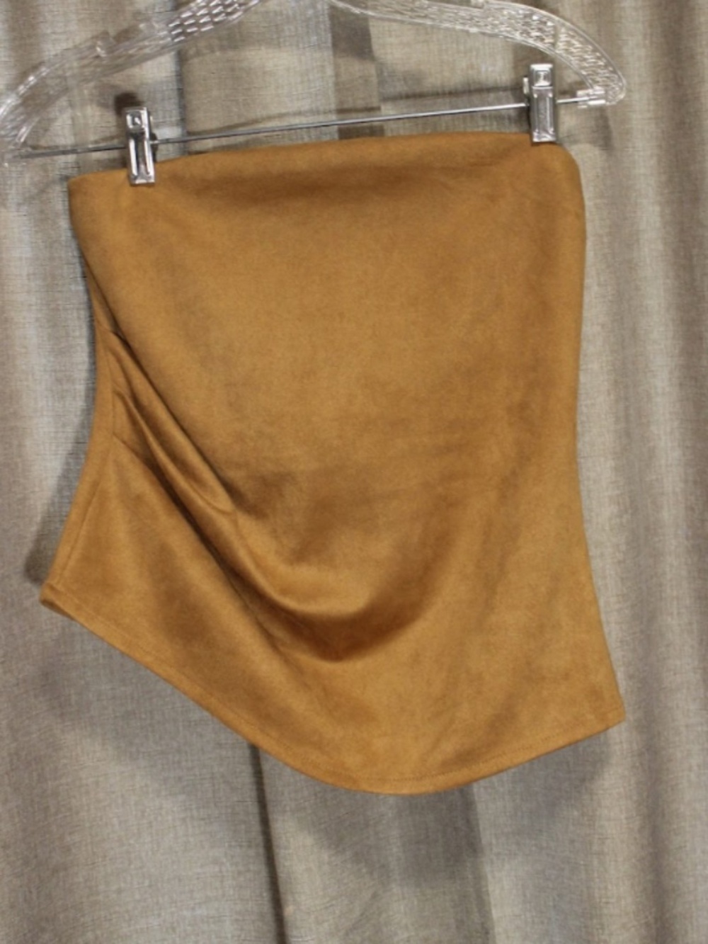 Wearever Cinched Tube Top Suede